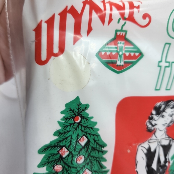 Vintage Christmas Tree Removal/Storage Bag Wynne Novelty Corp Sealed Unopened - Picture 2 of 10